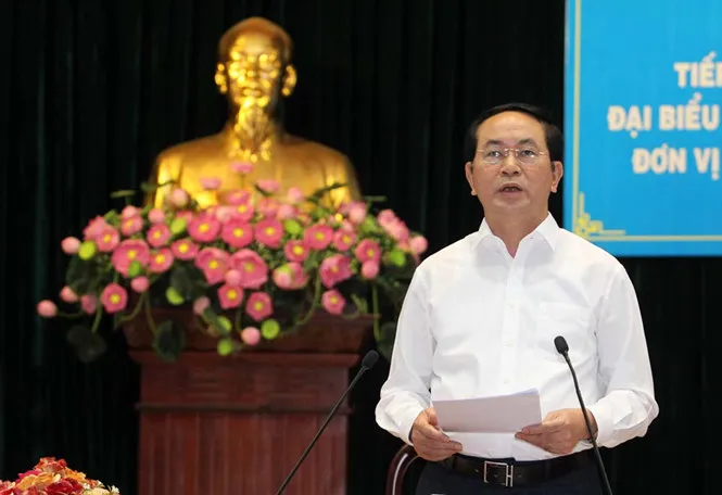 Chủ tịch nước Trần Đại Quang: “Tham nhũng trở thành quốc nạn”