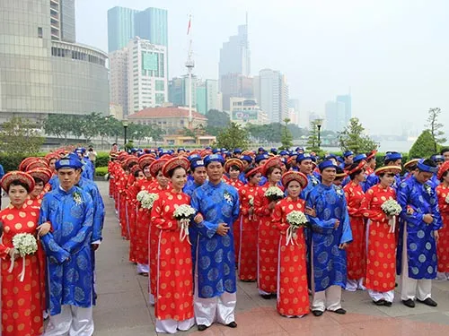 2/9/2016 : lễ cưới tập thể tại TPHCM