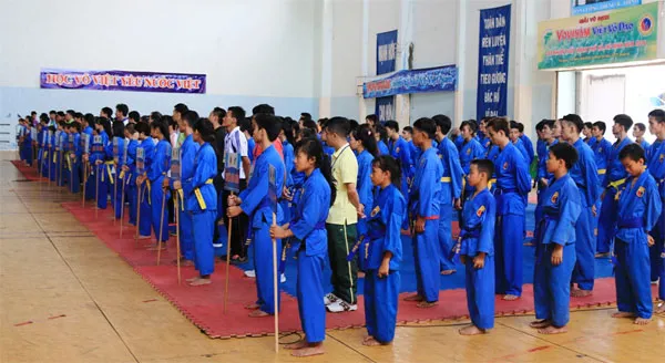 Khai mạc giải Vovinam các nhóm tuổi TPHCM 2016