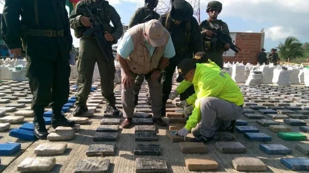 Colombia: Cảnh sát thu giữ 8 tấn cocaine