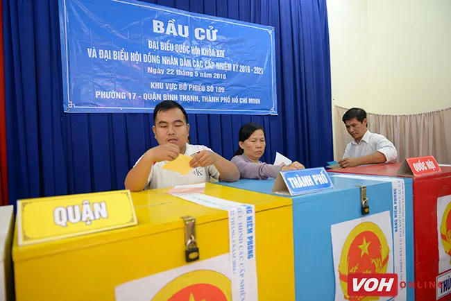 98,77% cử tri cả nước đã đi bầu