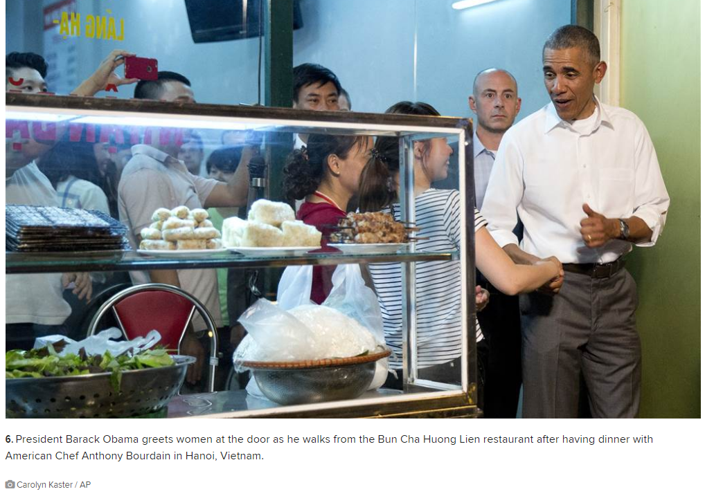 Bún chả “lên đời” nhờ Tổng thống Obama