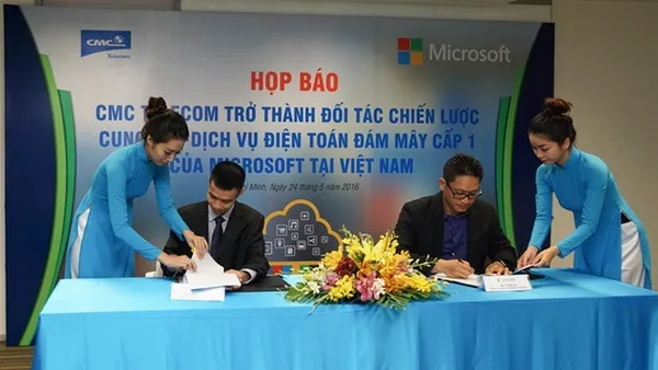 CMC Telecom thực hiện dịch vụ điện toán đám mây cấp I của Microsoft tại Việt Nam