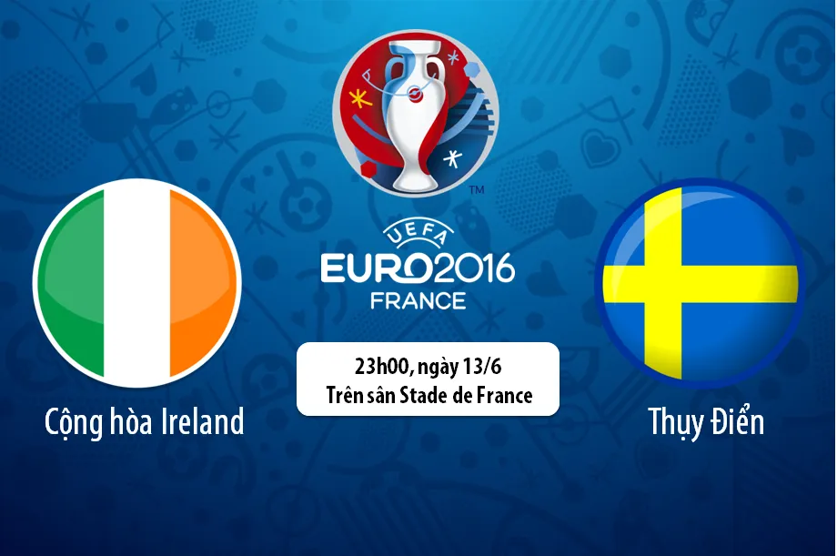 Hồ sơ Euro 2016: Thụy Điển và Cộng hòa Ireland