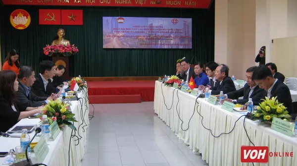 Đoàn Đại biểu cấp cao Hiệp hội Nhân dân Singapore thăm và làm việc tại TPHCM