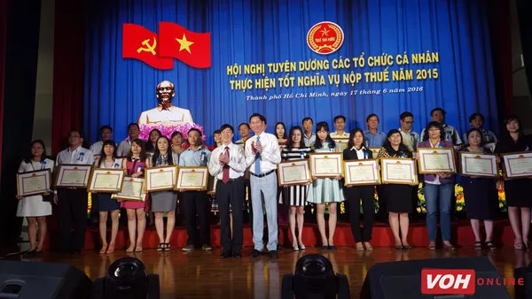 TPHCM: Tuyên dương những điển hình thực hiện tốt nghĩa vụ thuế