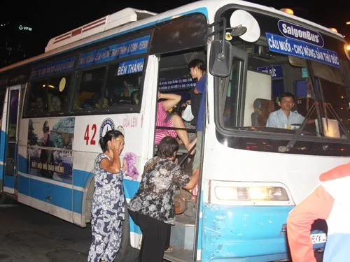 TPHCM sắp có các tuyến buýt đêm