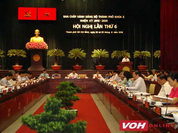 Khai mạc Hội nghị Thành ủy lần thứ 6 khóa X