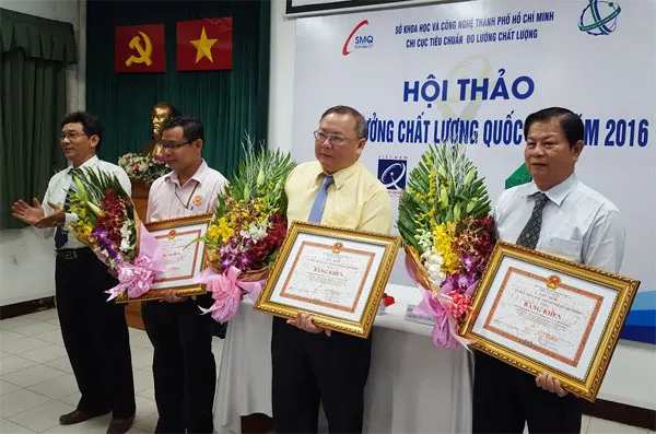 TPHCM khen thưởng 5 doanh nghiệp đạt “Giải thưởng chất lượng quốc gia năm 2015”