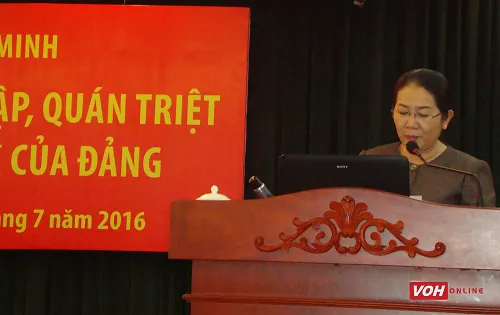 Cán bộ trí thức, văn nghệ sĩ, phóng viên TPHCM học tập, quán triệt Nghị quyết Đại hội XII của Đảng