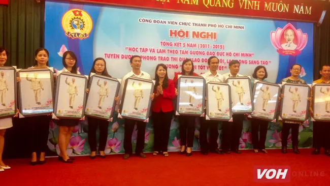 Tuyên dương 392 tập thể, cá nhân thực hiện Học tập làm theo tấm gương đạo đức Hồ Chí Minh