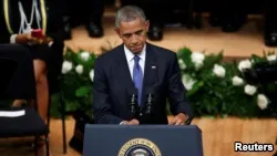Obama dự lễ tưởng niệm 5 cảnh sát thiệt mạng tại Dallas