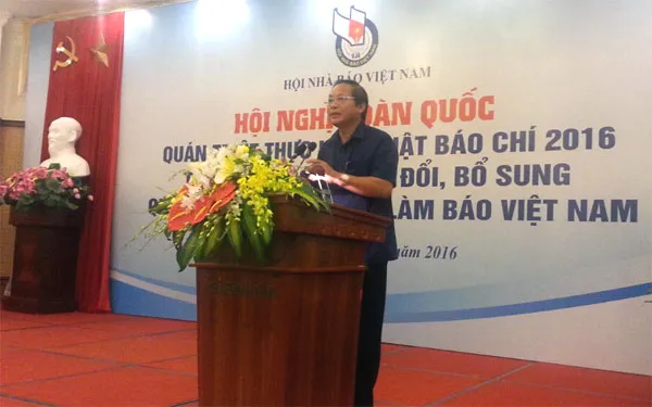 Hội nghị toàn quốc quán triệt thực hiện Luật Báo chí 2016