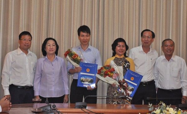 TPHCM trao quyết định nhân sự mới một số sở, ngành