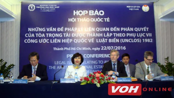 Hội thảo quốc tế về vấn đề pháp lý liên quan đến phán quyết của Tòa trọng tài
