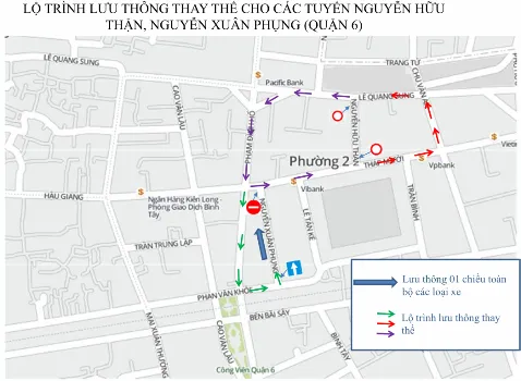 Xây dựng chợ tạm Bình Tây, TPHCM đổi lộ trình nhiều tuyến đường