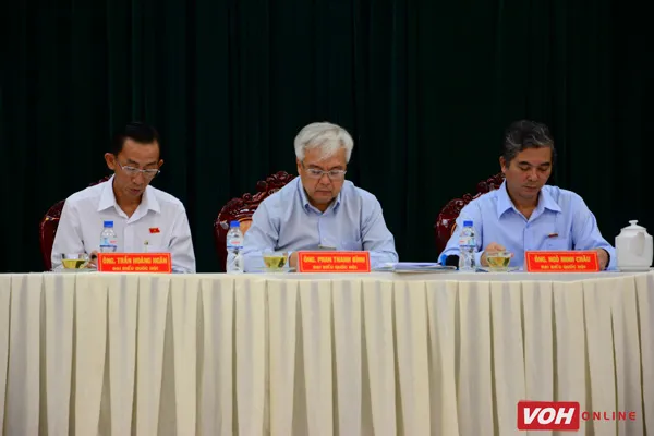 Đại biểu Quốc hội tiếp xúc cử tri quận 6, huyện Bình Chánh, quận Bình Tân và quận 8