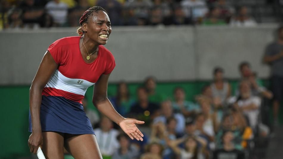 Venus Williams bị loại ngay từ vòng đầu của Olympic