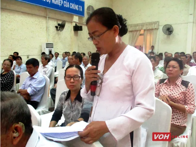 TPHCM: Đại biểu Quốc hội khóa 14 tiếp xúc cử tri quận 9