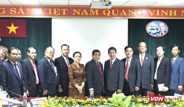 Lãnh đạo Thanh tra thành phố tiếp Đoàn đại biểu cấp cao Campuchia