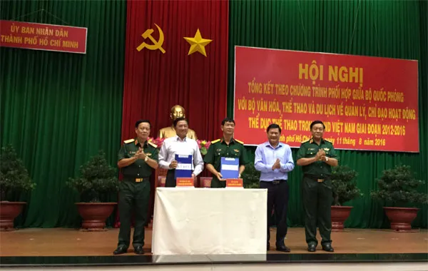 Tập trung phát triển thể thao thành tích cao trong lực lượng vũ trang