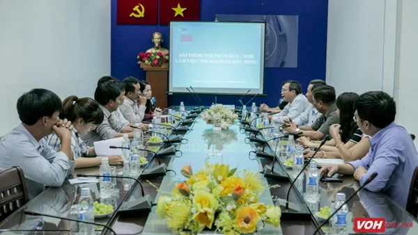 Đài PTTH Đắk Nông thăm và làm việc với Đài TNND TPHCM (VOH)