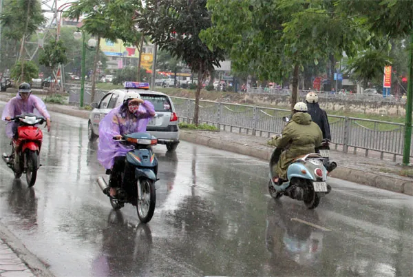 Đêm nay, Bắc Bộ mưa dông diện rộng kèm gió giật mạnh