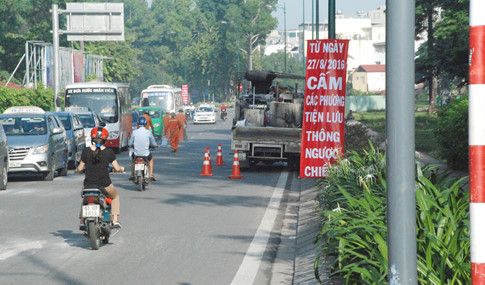 TPHCM: Phân luồng giao thông nhiều tuyến đường lớn