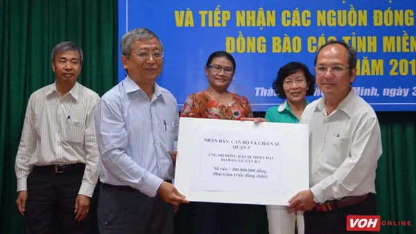 TPHCM kêu gọi hỗ trợ đồng bào các tỉnh miền Bắc bị thiên tai