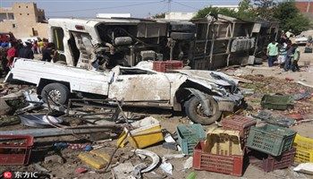 Xe tải tông xe khách tại Tunisia, hàng trăm người thương vong