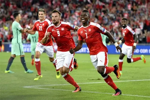 Kết quả bóng đá 7/9: Bồ Đào Nha thua Thụy Sĩ ở VL World Cup 2018