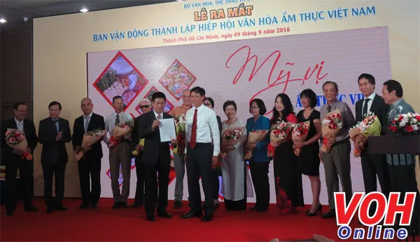 Ra mắt Ban vận động thành lập Hiệp hội văn hóa ẩm thực Việt Nam   