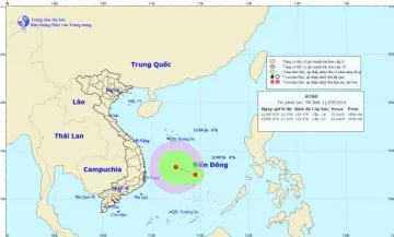 Áp thấp trên biển Đông, Bắc Bộ có mưa dông