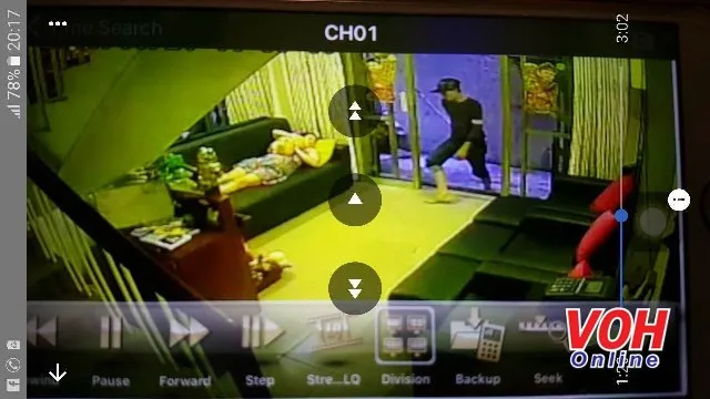 Tên cướp bị bắt từ hình ảnh camera