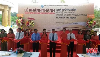 Khánh thành công trình nhà tưởng niệm Mẹ Việt Nam anh hùng Nguyễn Thị Rành