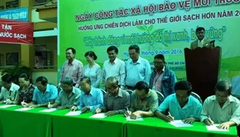 Hành động vì môi trường đô thị xanh, bền vững