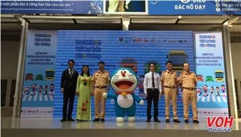 Giáo dục ý thức giao thông qua mèo máy Doreamon