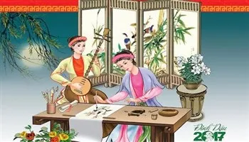 Đặc sắc với bộ lịch bloc Truyện Kiều