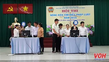 Hội thi Nông dân tìm hiểu pháp luật năm 2016 