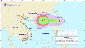 Bão Aere tiến vào biển Đông