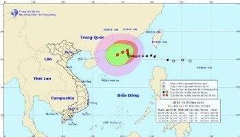 Bão số 6 di chuyển chậm, sức gió giật cấp 11-12