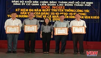 Hội nghị kỷ niệm 86 năm ngày truyền thống Dân vận