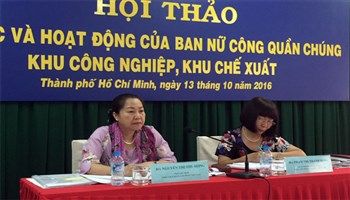 20% công nhân nữ nhận lương không đủ sống