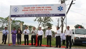 Thêm trạm cấp cứu vệ tinh 115 đặt tại bệnh viện huyện Củ Chi