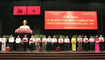 263 học viên hoàn thành khóa học các lớp cao cấp lý luận chính trị