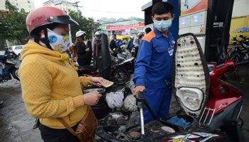 Giá xăng dầu tăng nhẹ