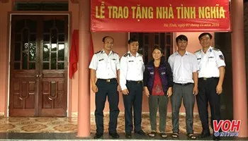 BTL Vùng Cảnh sát biển 3 bàn giao Nhà tình nghĩa 