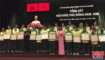 TPHCM tiếp tục dẫn đầu Hội khỏe Phù Đổng toàn quốc