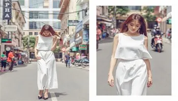 Nữ tính và trẻ trung xuống phố theo gợi ý của Hari Won