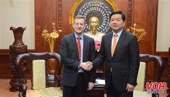 Bí thư Thành ủy TPHCM tiếp đại sứ Pháp tại Việt Nam
